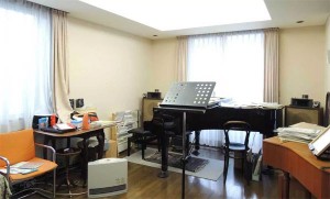 ムジカCのレッスン室の天井