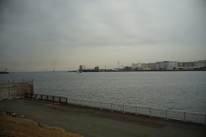 ちとせ公園から川崎港千葉方面