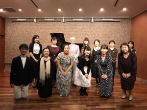 2020年10月2日のアトリエムジカC試演会集合写真