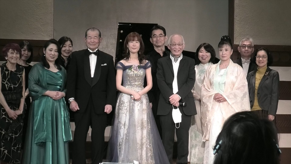 2023年4月1日のアトリエムジカCコンサート昼の部の集合写真