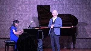 2025年11が22日試演会、山中信が歌う